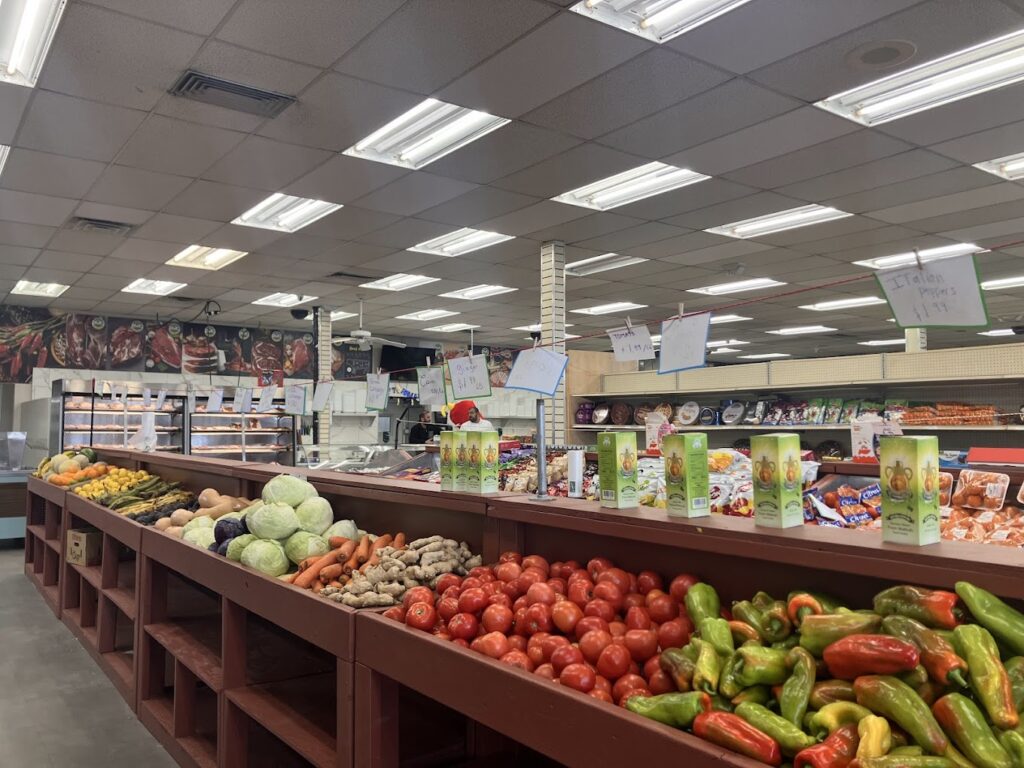 Inside AlMadina Supermarket